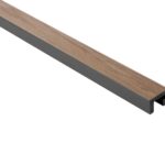 Vasakpoolne ääreprofiil Largo Grey Oak L0303LT, 200 cm
