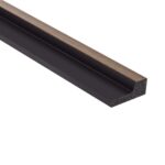 Parempoolne ääreprofiil Stretto Dark Oak L0104RT, 200 cm