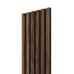 Akustiline seinapaneel Lameli Must/Pähkel, 300x2750 mm