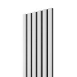 Akustiline seinapaneel Lameli Must/Valge, 300x2750 mm