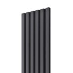 Akustiline seinapaneel Lameli Must/Hall, 300x2750 mm