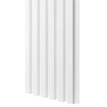 MDF seinapaneel Slim Valge/Valge