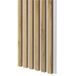 MDF seinapaneel Slim Valge/Rustik