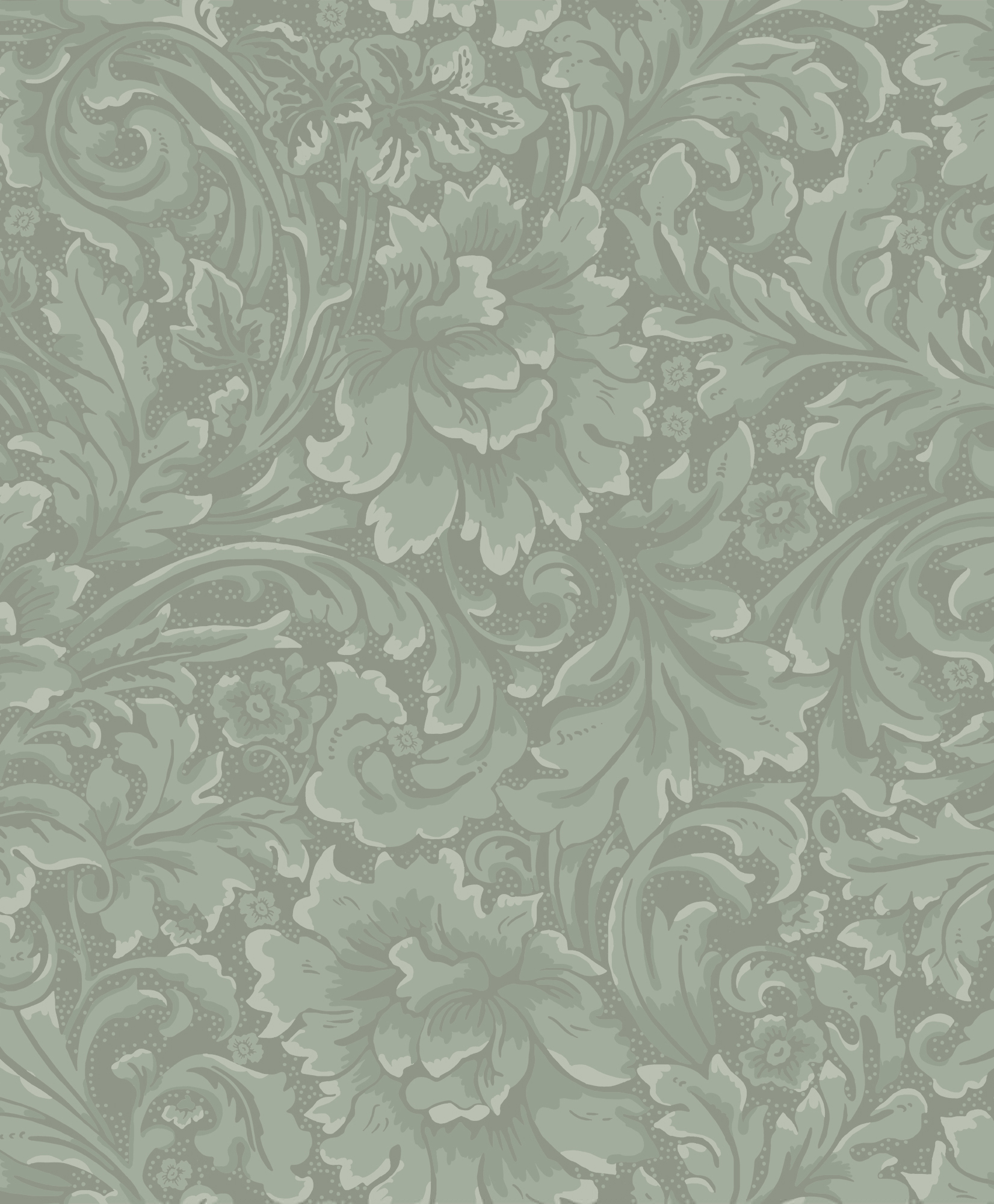 091220246756b52d36bd3.jpeg Duro tapeet Idun Mörkgrön - Image 1