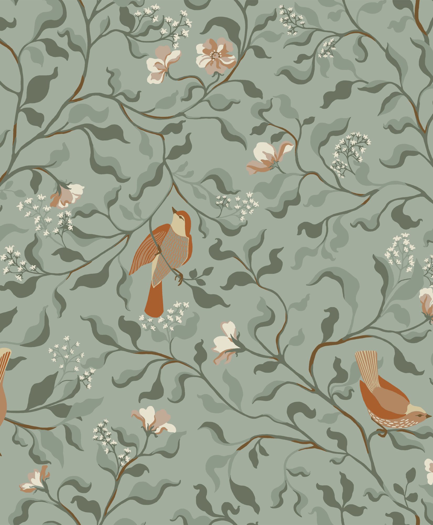 091220246756b7e4eecb8.jpeg Duro tapeet Josefin Grön - Image 1