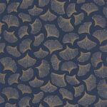 Casamance tapeet Ginkgo Marine