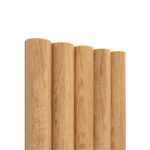 Raadiusega MDF seinapaneel Natural Oak