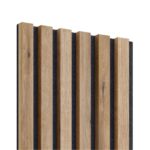 Akustiline seinapaneel Lameo Black/Artisan Oak