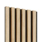 Akustiline seinapaneel Lameo Black/Sonoma Oak